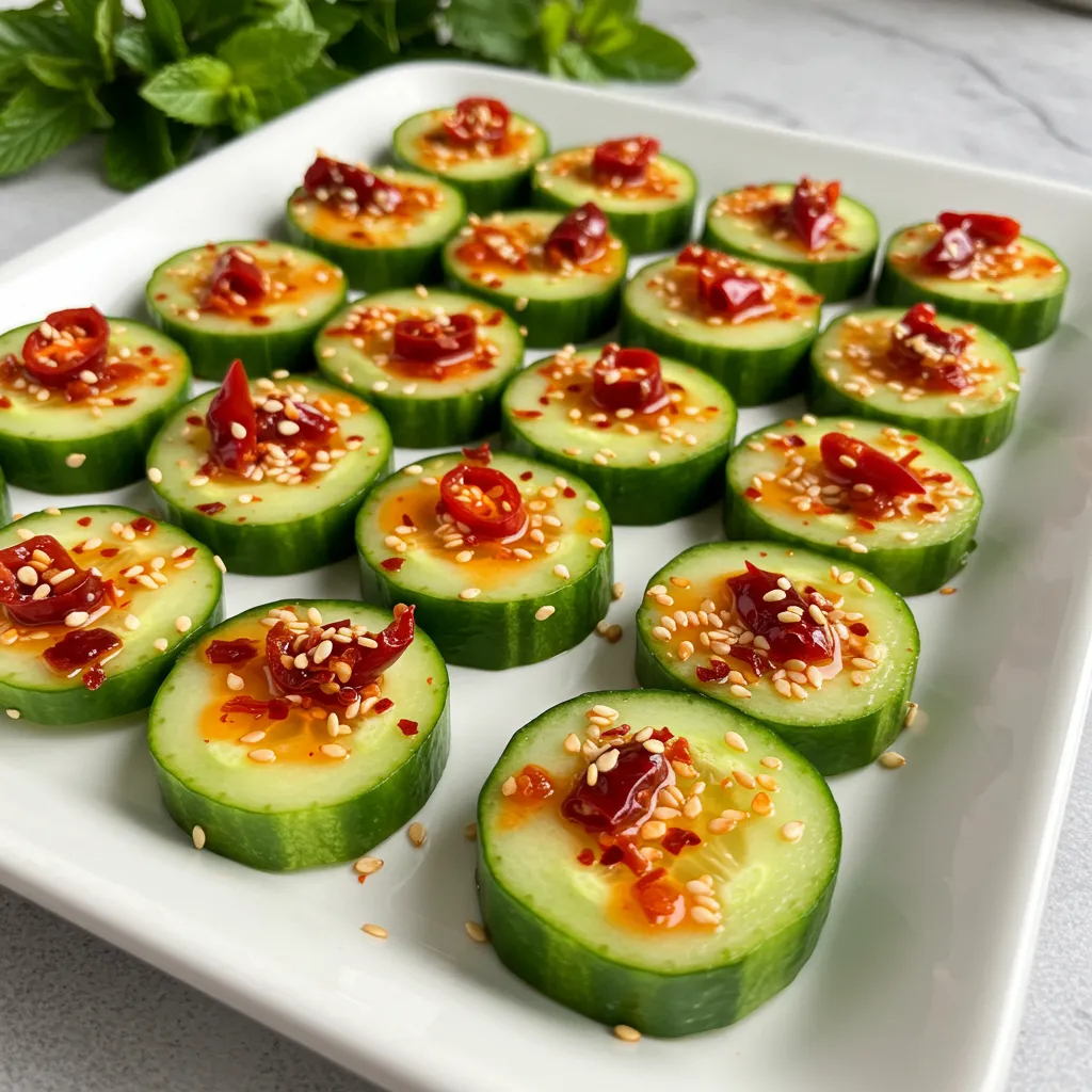 Spicy Cucumber Bites - secondary view